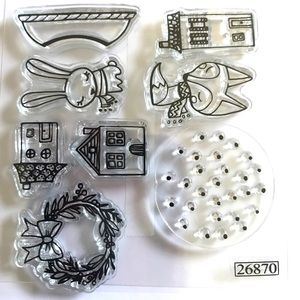 Sizzix SNOW GLOBE SCENE dies & stamps